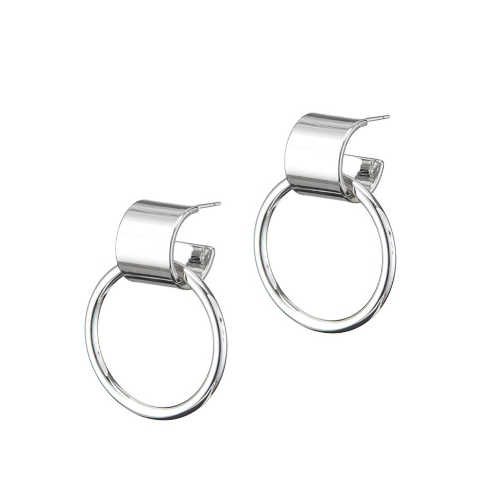 Jenny Bird Silver ‘Faye Knockers’ Earrings